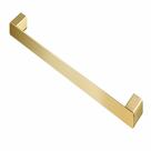 Porta Toalha Rosto 300mm Flat Ouro Escovado Docol