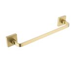 Porta Toalha Rosto Barra 30cm Quad. Aço Inox Dourado Fosco Porta Toalha Rosto Barra 30cm Quad. Aço Inox Dourado Fosco