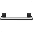 Porta Toalha Suporte Toalheiro Com Ventosa Duplo Preto Max