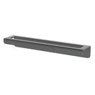 Porta Toalhao 28cm Cinza Escuro Parede - Future