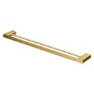 Porta-Toalhas Bastão Duplo 67,6Cm Ouro Escovado Docol Flat