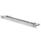 Porta Toalhas Duplo 60cm Aço Inox Escovado Patmos
