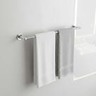 Porta Toalhas Toalheiro Rosto 45cm Alto Brilho Atenas