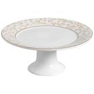 Porta Torta de Cerâmica Christmas Lights Branco 32cm - Scalla
