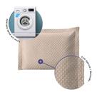 Porta Travesseiro Avulso 70cm X 50cm 1 Peça Prime Ultrassônico 100% Poliéster Cor:cáqui Porta Travesseiro Avulso 70cm X 50cm 1 Peça Prime Ultrassônico 100% Poliéster Cor:cáqui