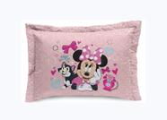 Porta Travesseiro Com Abas Minnie Alegre 55x80cm - Minnie Alegre Porta Travesseiro Com Abas Minnie Alegre 55x80cm - Minnie Alegre
