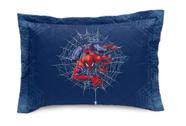 Porta Travesseiro Com Abas Spiderman Duo 100% Poliéster 55x80cm - Hedrons