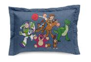 Porta Travesseiro Com Abas Toy Story 55x80cm Porta Travesseiro Com Abas Toy Story 55x80cm