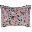 Porta Travesseiro Decorativo Vanessa Estampado 1 Peça 67% Algodão 33% Poliéster - Salmão