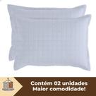 Porta Travesseiro Matelado 300 Fios 70x50cm Kit 2 Unidades - Departamix