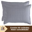 Porta Travesseiro Matelado 300 Fios 70x50cm Kit 2 Unidades - Departamix
