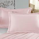 Porta Travesseiro Matelado Nobre 1 Peça Malha 100% Algodão - Rosa