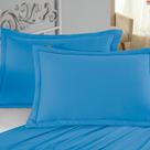 Porta Travesseiro Matelado Nobre 1 Peça Malha 100% Algodão - Turquesa