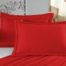 Porta Travesseiro Matelado Nobre 1 Peça Malha 100% Algodão - Vermelho Porta Travesseiro Matelado Nobre 1 Peça Malha 100% Algodão - Vermelho