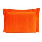Porta Travesseiro Requinte 65cm x 45cm 100% Poliéster 1 Peça Laranja - Enxovais Aquarela