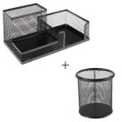 Porta Treco Organizador Papel Clips + Porta Caneta Lápis Papelaria