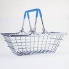 Porta Trecos Mini Cesta de Compras - azul