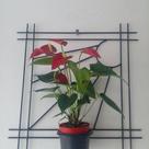 Porta vaso metal