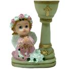 Porta Vela Anjo Da Guarda Em Resina