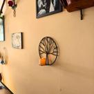 Porta-Vela Árvore da Vida Decoração Artesanal em Ferro