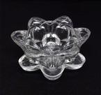 Porta Vela Flor De Lótus Cristal