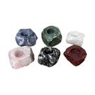 Porta Vela Pedra Natural Quartzo - Kit Com 3 Unidades Porta Vela Pedra Natural Quartzo - Kit Com 3 Unidades