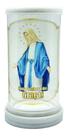 Porta Vela Vidro E Mármore Nossa Senhora Das Graças 18cm