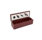 Porta Vinho 05 Peças Com Caixa de Madeira 3936 - Mimo Style