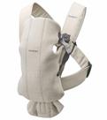 Portador de Bebê BabyBjörn Mini 3D Jersey Bege Claro