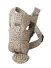 Portador de bebê BabyBjörn Mini Bege Cinza Escuro Ergonômico Recém-Nascido