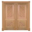 Portal de Abrir CSMV 2 Diagonal 255 Madeira Maciça Reto de Cedro Arana Batentes de 14 CM Casmavi - 2.15 (A) X 1.70 (L)