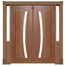 Portal Duplo Pivotante Madeira Maciça Cedro Arana Barcelona Para Vidro Em Arco 155 Casmavi - 2.15 (A) X 2.05 (L) Portal Duplo Pivotante Madeira Maciça Cedro Arana Barcelona Para Vidro Em Arco 155 Casmavi - 2.15 (A) X 2.05 (L)
