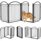 Portão Automático para Cães Paulmele - Totalmente Metálico com 4 Painéis Portão Automático para Cães Paulmele - Totalmente Metálico com 4 Painéis