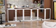 Portão autônomo para animais de estimação PUPETPO para cães, interno, 120 cm de largura