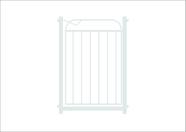 Portão Avipet Branco A70xL70 + Extensor 10cm