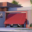 Portão Contrapeso de Aço Galvanizado com Chapa Frisada 220x265 Req:12