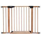 Portão de Bebê BABELIO de Metal (26-40 cm) com Design de Madeira - Certificado Mom's Choice