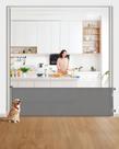 Portão de bebê retrátil DEAR LOV 84x300cm Mesh Safety