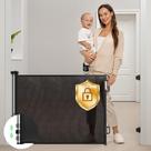 Portão de Bebê Retrátil Momcozy - 33cm de Altura, 140cm de Largura