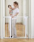 Portão de Segurança para Bebê COMOMY 36 - Extra Alto para Escadas e Portas (Branco)