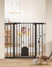 Portão de Segurança para Bebês Babelio 91 cm com Fechamento Automático e Porta para Gato 74-109 cm