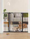 Portão de Segurança para Bebês BABELIO - 91cm (Extra Alto) com Porta para Gatos (74-122cm) - Preto Portão de Segurança para Bebês BABELIO - 91cm (Extra Alto) com Porta para Gatos (74-122cm) - Preto