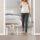 Portão de Segurança para Cães Malier (26-41cm) - Extra Largo e Totalmente Metálico com Porta
