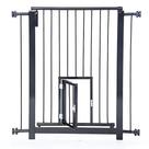 Portão Duo Plus 80cm Preto - NF Pet Portão Duo Plus 80cm Preto - NF Pet