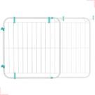 Portão Grade Expansivo Proteção Criança Cão Pet 70 A 115 Cm