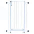 Portão Grade Proteção Porta Studio Flat Vão 60cm Branco Reforçado NF Pet Cachorros Cães