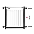 Portão para Cachorros Grade Pet 69cm A 83cm Com Extensor de 10 Cm - PRETO