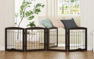 Portão para Cães PAWLAND Independente - 80cm de Largura com Porta de Passagem Portão para Cães PAWLAND Independente - 80cm de Largura com Porta de Passagem