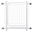 Portão Para Pet Grade De Proteção Cães E Gatos 80 A 90cm Cor Branco