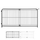 Portão Pet Cachorro Mega Extensivo de 99 a 155 cm Preto